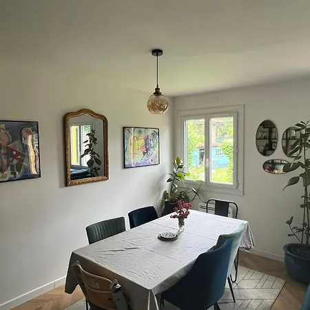 펜션 Maison Familiale Avec Jardin, Proche Paris Centre *